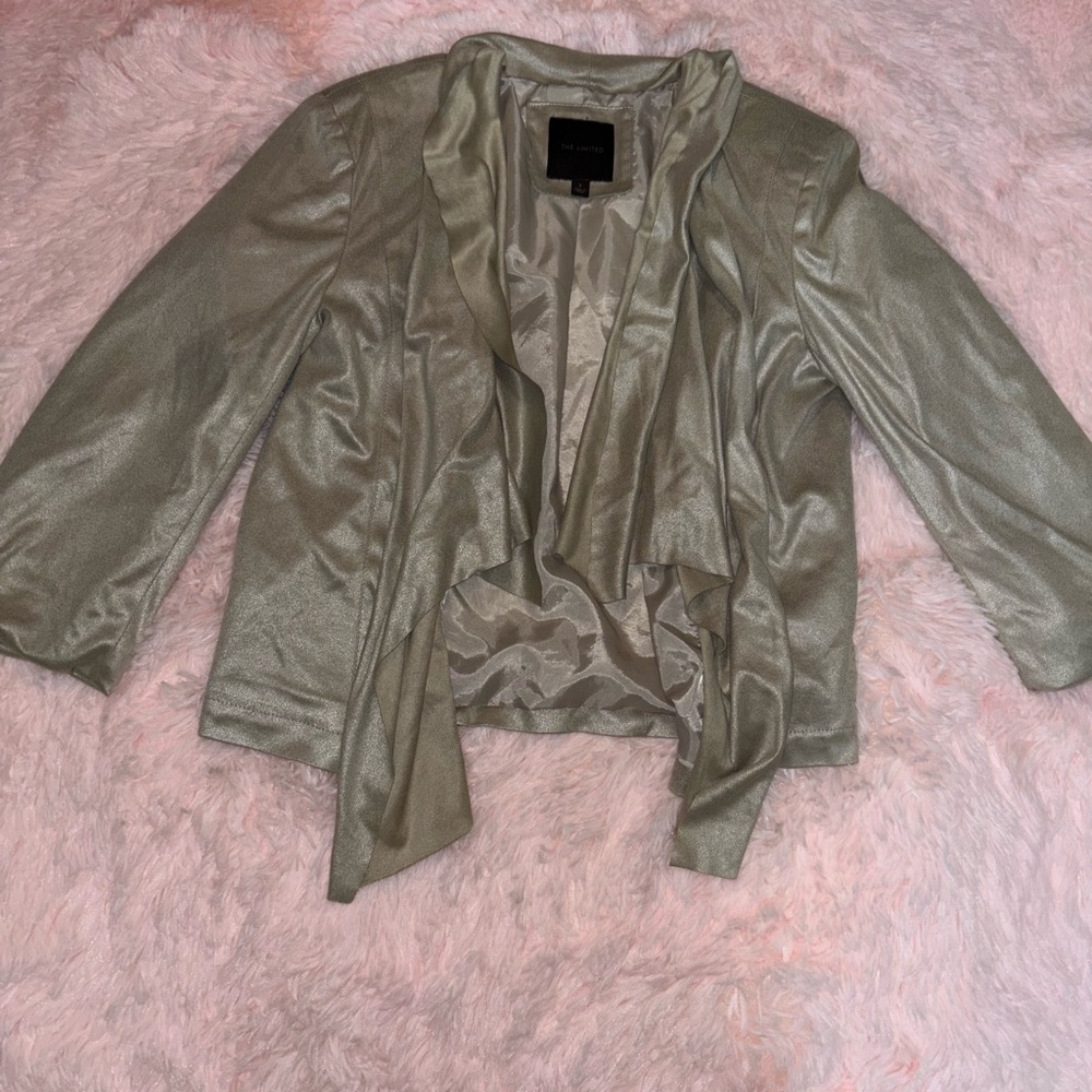 Metallic Beige Women's Jacket